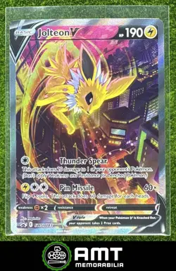 Jolteon V 2019-2023 Pokemon Sword & Shield Black Star Promos #SWSH183 Premium - Image 1