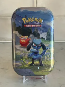 Pokemon Mega Evolution Ascended Heroes Mini Tin - Riolu Sealed New - Image 1
