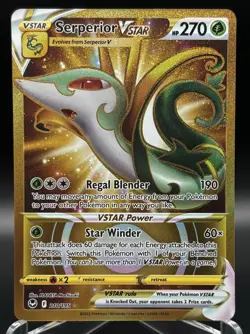 Serperior VSTAR 210/195 Secret Rare - Silver Tempest - NM✨- Pokemon TCG - Image 1