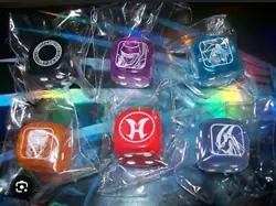 YUGIOH Legendary Duelists Season: 3 ALL SIX DICE RARE DARK MAGICIAN GIRL - Image 1