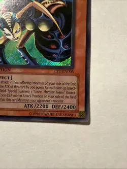 Insect Queen CT1-EN005 YuGiOh Collectible Tins 2004 Holo - Image 4