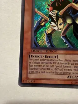 Insect Queen CT1-EN005 YuGiOh Collectible Tins 2004 Holo - Image 5