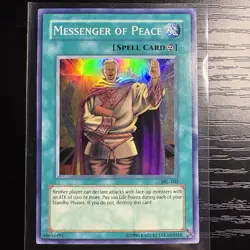 Messenger Of Peace Super Rare Unlimited Yu-Gi-Oh! Spell Ruler SRL-102 MP - Image 1