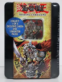 Yugioh 2005 GILFORD THE LIGHTNING Holiday Tin - Mint Condition - Factory Sealed! - Image 1
