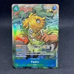 ONE PIECE TWO LEGENDS PEDRO ALTERNATE ART OP08-030 ENGLISH - Image 1