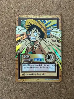 one piece carddass hyper battle Luffy 2000 Holo C35 - Image 1