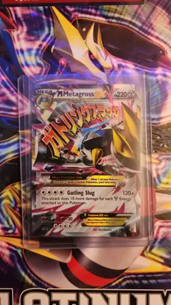Mega Metagross EX Shiny Holofoil Card XY35 Black Star Promo - Image 1