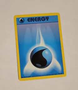 Pokemon Water Energy 102/102 1999 English TCG Card WotC - Image 1
