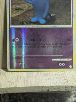 Wobbuffet 13/123 Rare Holo Pokemon Card 2010 Vintage Holographic Double Return - Image 3