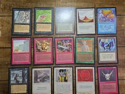 COLLECTORS' EDITION Lot 15 Cards Magic The Gathering MTG Vintage NM Crisp - Image 1