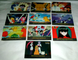 Pokemon Topps TV Animation Cards lot of 10 - Image 1