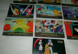 Pokemon Topps TV Animation Cards lot of 10 - Image 4