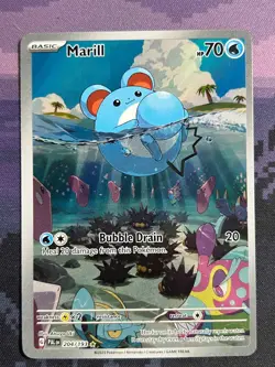 Marill 204/193 Pokemon Paldea Evolved Illustration Rare Near Mint Card NM 1 - Image 1
