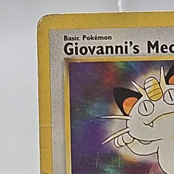 Pokemon TCG Giovannis Meowth 74 /132 Gym Challenge Vintage 2000 Card MP - Image 4