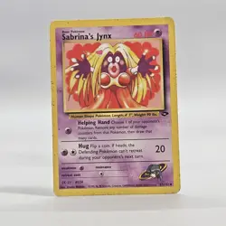 Pokemon TCG Sabrinas Jynx 57 /132 Gym Challenge Vintage 2000 Card MP - Image 1