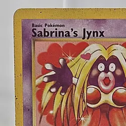 Pokemon TCG Sabrinas Jynx 57 /132 Gym Challenge Vintage 2000 Card MP - Image 3