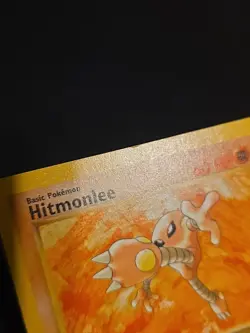Hitmonlee 22/62 Fossil Non Holo Wotc Pokemon Card LP - Image 2