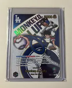 Monkey.D.Luffy (010) (Dodgers x ONE PIECE) EB02-010 One Piece Promo Card - Image 1