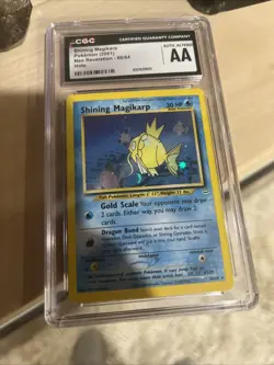 2001 Pokemon TCG Shining Magikarp Neo Revelation Holo Card 66/64 - Image 3