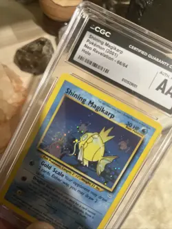2001 Pokemon TCG Shining Magikarp Neo Revelation Holo Card 66/64 - Image 4