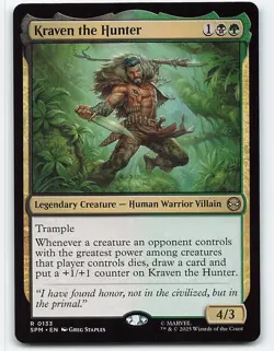 Kraven the Hunter #133, Wizards of the Coast card - Image 1