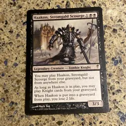 Haakon, Stromgald Scourge 61 Coldsnap Regular MTG TCG CARD NM - Image 1