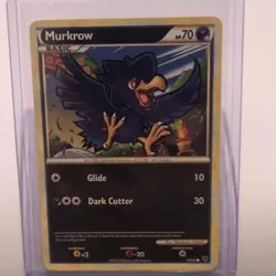 Pokemon Murkrow Undaunted 59/90 Regular Common 70 HP English 2010 TCG Card - Image 1