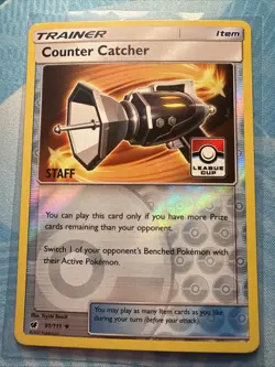 Counter Catcher 97/111 STAFF Stamped Leauge Promo Pokemon Card - Image 1