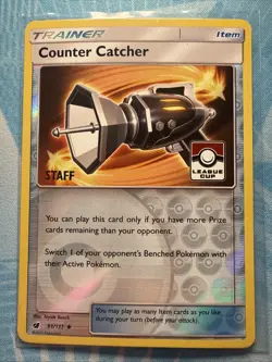 Counter Catcher 97/111 STAFF Stamped Leauge Promo Pokemon Card - Image 1