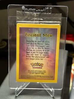 Ancient Mew - Sealed Pokemon 2000 Movie Promo Holo Card - Image 2