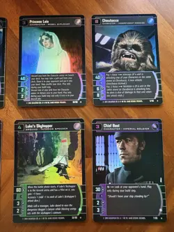 Lot of 10 Star Wars TCG Foil Cards - Battle of Yavin Expansion - WOTC - Image 2