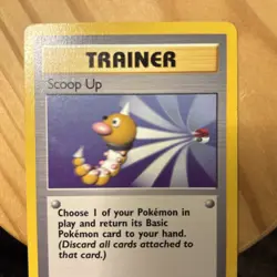 Pokemon Cards - Scoop Up Base Set Trainer Rare 78/102 Moderate Play - Image 2