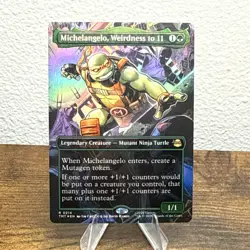 Michelangelo, Weirdness to 11 (Borderless) Teenage Mutant Ninja Turtles Foil - Image 1