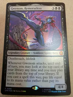 Gwenom, Remorseless - Foil - Spider Man - Mtg - Image 1