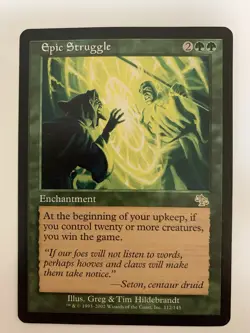 MTG LP Epic Struggle Judgment Regular - Image 1