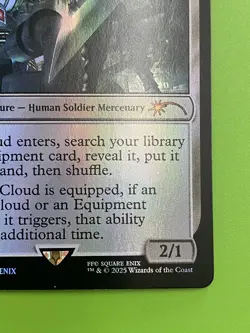 Magic The Gathering 🇨🇦 Only Cloud, Midgar Mercenary Promo #1 FOIL - Image 4