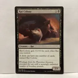 MTG Rat Colony Magic: The Gathering Dominaria Common #101 - Image 1