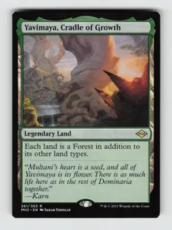 Yavimaya, Cradle of Growth*Non-Foil* Modern Horizons 2 261 LP - Image 1