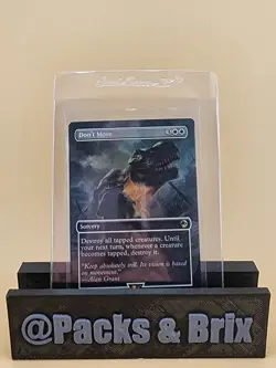 Don't Move (Borderless) Universes Beyond: Jurassic World Collection Foil NM - Image 1