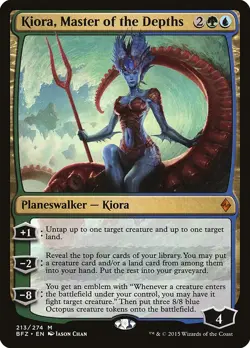 LP - Normal - Kiora, Master of the Depths - 213 - Battle for Zendikar - Image 1