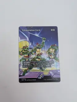MTG - Teleportation Circle (Borderless) - Teenage Mutant Ninja Turtles NM/M Cond - Image 1