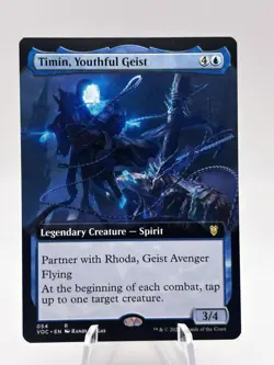 Timin, Youthful Geist 054 Extended Art Innistrad: Crimson Vow VOC MTG NM - Image 1