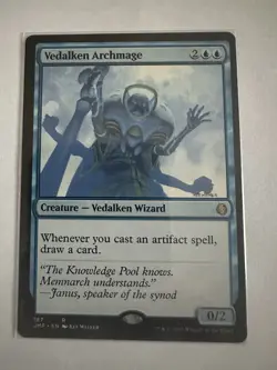 Vedalken Archmage – Double Masters 2XM – NM – EDH Artifact Draw Engine - Image 1