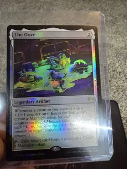 MTG Donatello, the Brains - Surge Foil - Borderless, NM W/ Bonus Foil The Ooze - Image 4