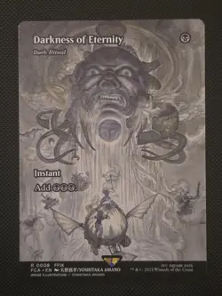 MTG Final Fantasy Darkness Of Eternity Dark Ritual R0008 Full Art Pack Fresh - Image 1