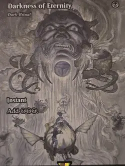 MTG Final Fantasy Darkness Of Eternity Dark Ritual R0008 Full Art Pack Fresh - Image 2