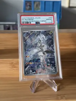 Pokemon N's Reshiram Journey Together Stamped 167/159 PSA 10 GEM - Image 1