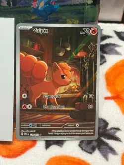 Vulpix 138/132 - Pokemon Me01: Mega Evolution Illustration Rare/IR Holo - MINT - Image 5