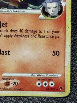 Charizard G 20/147 - Regular Rare - Vintage Pokemon TCG: Supreme Victors - HP - Image 4