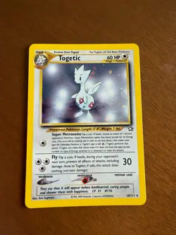 Pokemon TCG Togetic #16 [NM] Neo Genesis Vintage Holo Rare - Image 1